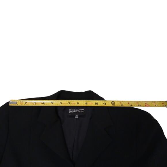 Jones New York Suit Jacket Sz 10P Black Career Preppy Collection Platinum Power - Picture 6 of 12